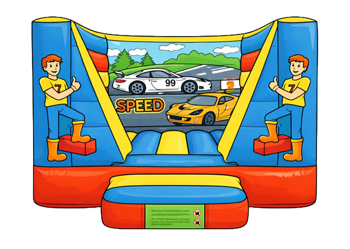 Hüpfburg Auto
